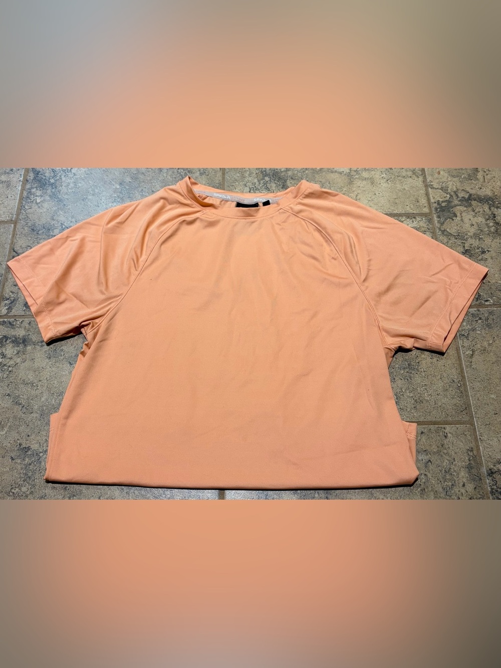 Spyder Women’s Neon Orange Dry fit shirt, size S